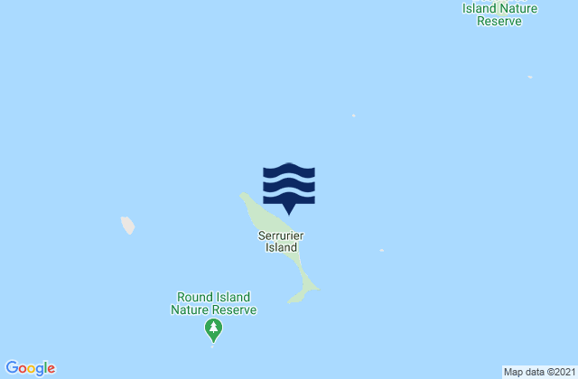 Serrurier Island, Australia tide times map