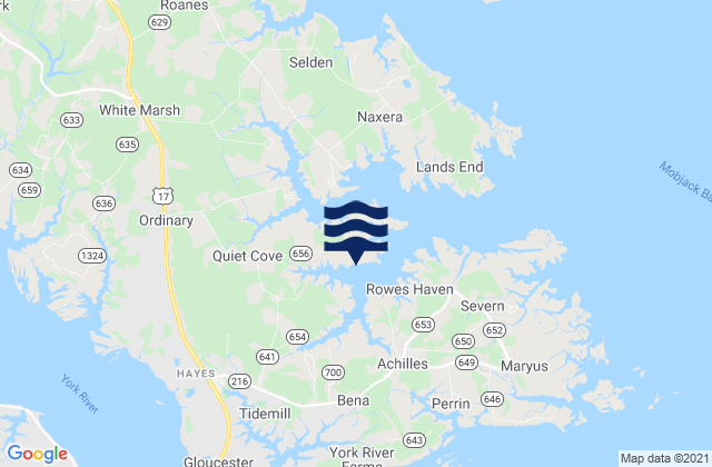 Severn River Marina, United States tide chart map