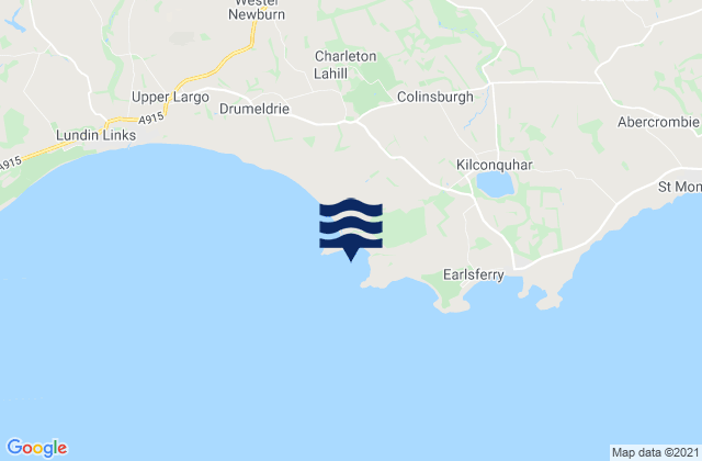 Shell Bay, United Kingdom tide times map