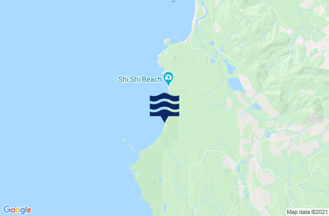 Shi-Shi Beach, United States tide chart map