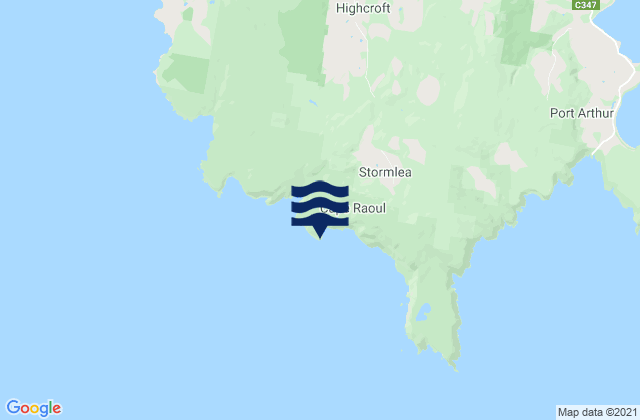 Shipstern Bluff, Australia tide times map