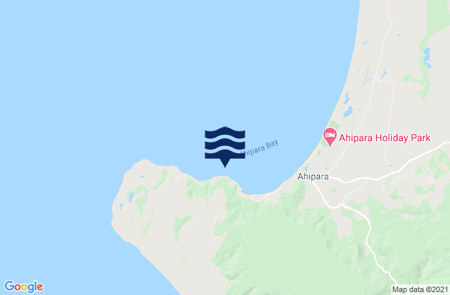 Shipwreck Bay, New Zealand tide times map