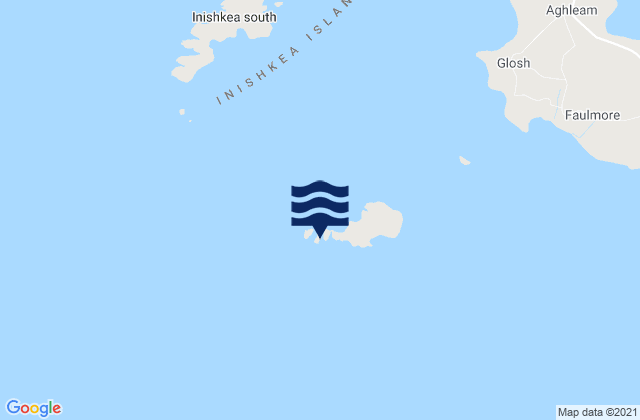 Shiraghy Island, Ireland tide times map