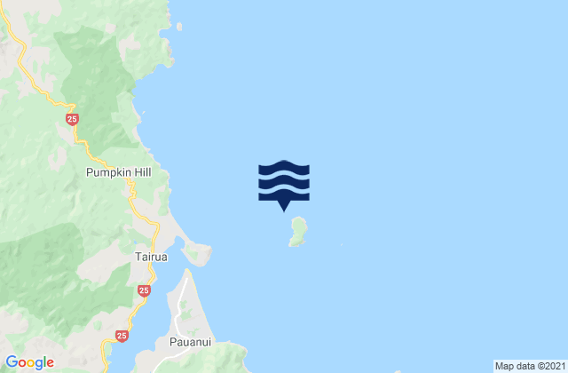 Shoe Island (Motuhoa), New Zealand tide times map