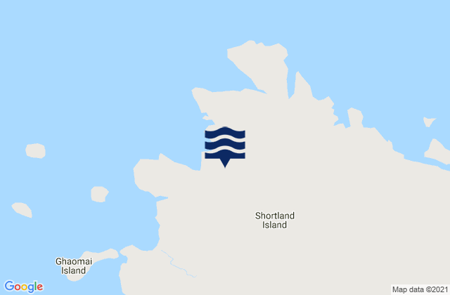 Shortland Island, Papua New Guinea tide times map