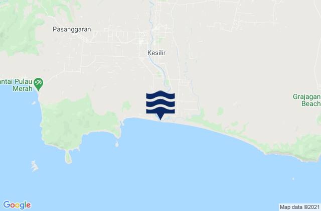 Sidorukun, Indonesia tide times map