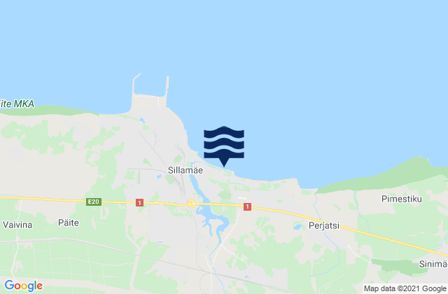Sillamaee linn, Estonia tide times map