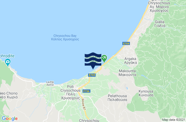 Simou, Cyprus tide times map
