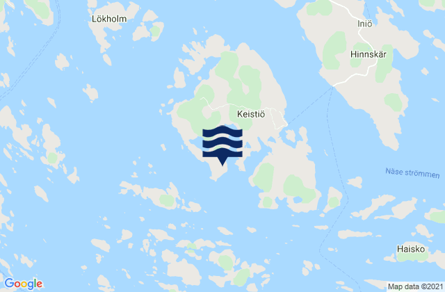 Skagen, Finland tide times map