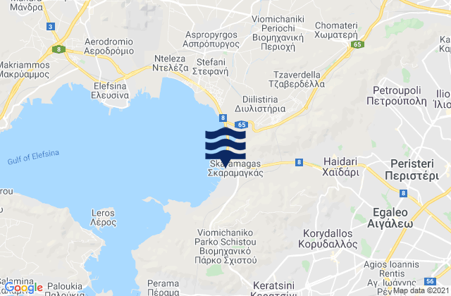 Skarmagkas, Greece tide times map