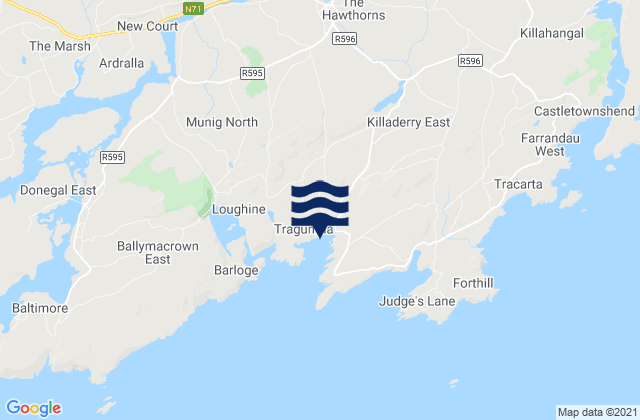 Skibbereen, Ireland tide times map