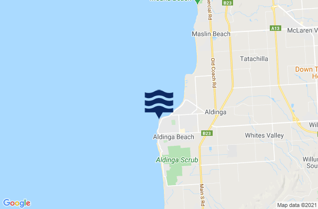 Snapper Point, Australia tide times map