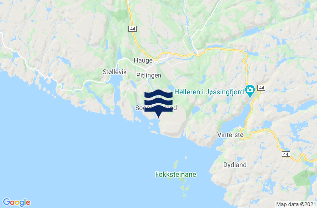 Sokndal, Norway tide times map