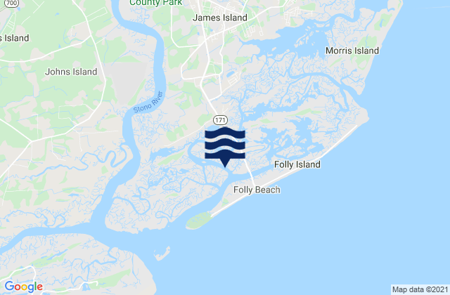 Sol Legare Island, United States tide chart map