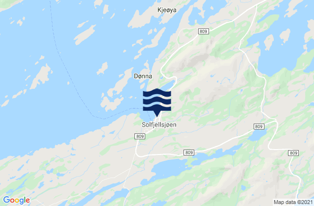 Solfjellsjyen, Norway tide times map