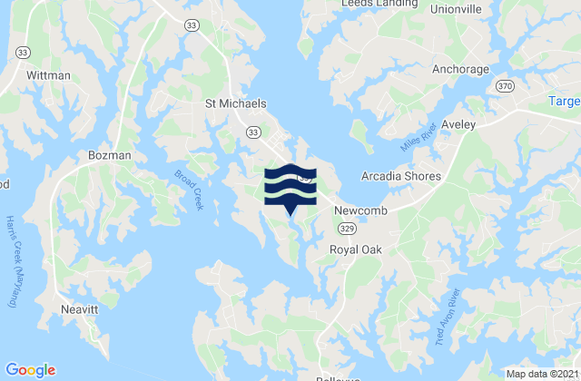 Solitude Creek, United States tide chart map