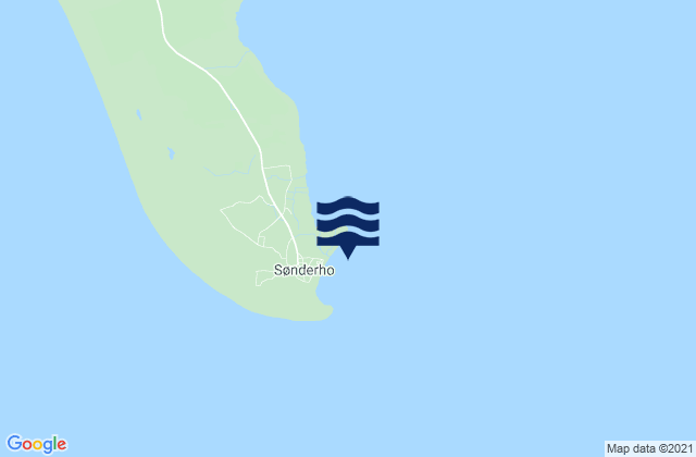 Sonderho Fano Island, Denmark tide times map