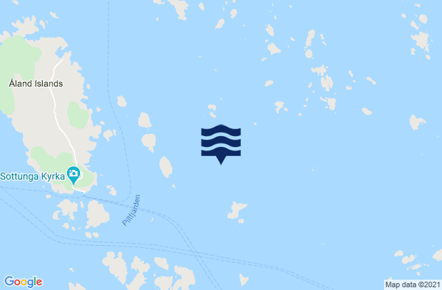Sottunga, Aland Islands tide times map