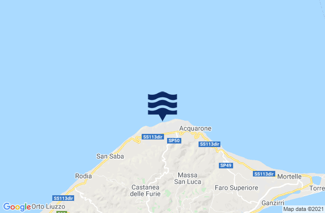 Sparta', Italy tide times map