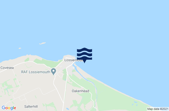 Spey Bay, United Kingdom tide times map