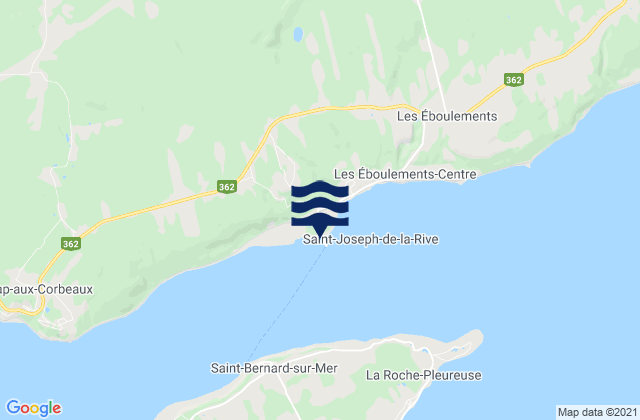 St-Bernard-de-l'ile-, Canada tide times map