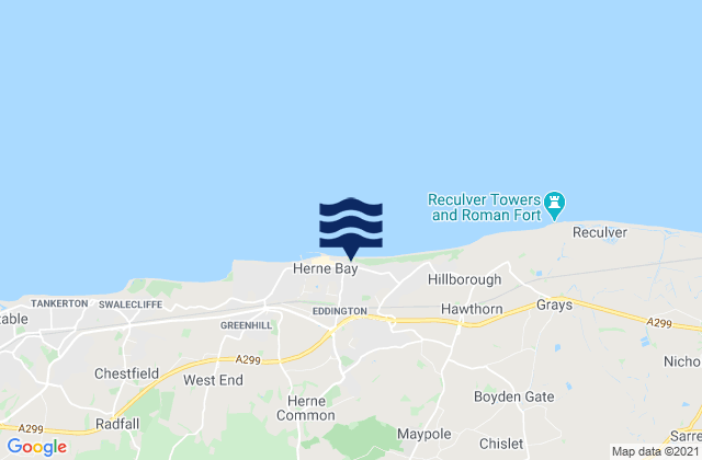 St Brelade's Bay, United Kingdom tide times map