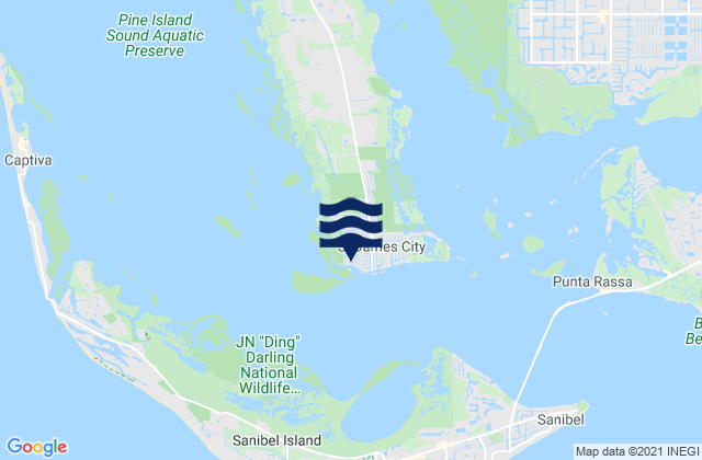 St James City Pine Island, United States tide chart map