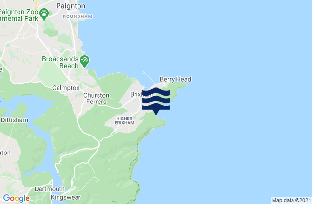 St Marys Bay Beach, United Kingdom tide times map