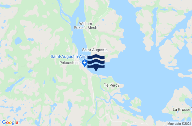 St. Augustin, Canada tide times map