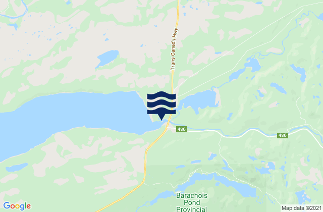 St. Georges, Canada tide times map