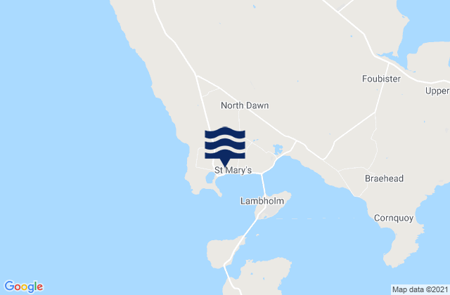 St. Marys (Scapa Flow), United Kingdom tide times map