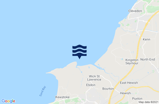 St. Thomas Head, United Kingdom tide times map