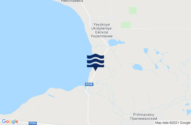 Staroshcherbinovskaya, Russia tide times map