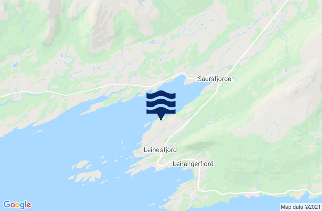 Steigen, Norway tide times map