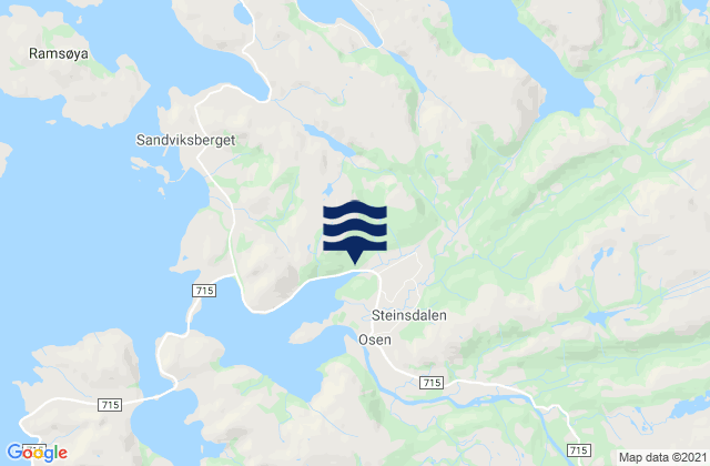 Steinsdalen, Norway tide times map