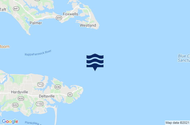 Stingray Point 1.2 n.mi. NE of, United States tide chart map