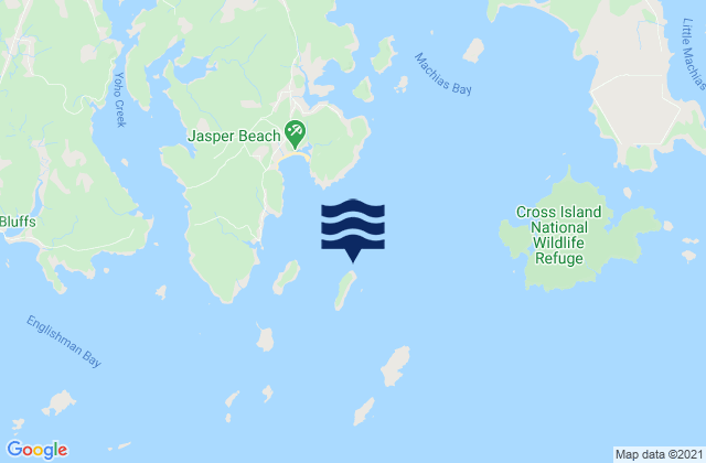 Stone Island (Machias Bay), United States tide chart map
