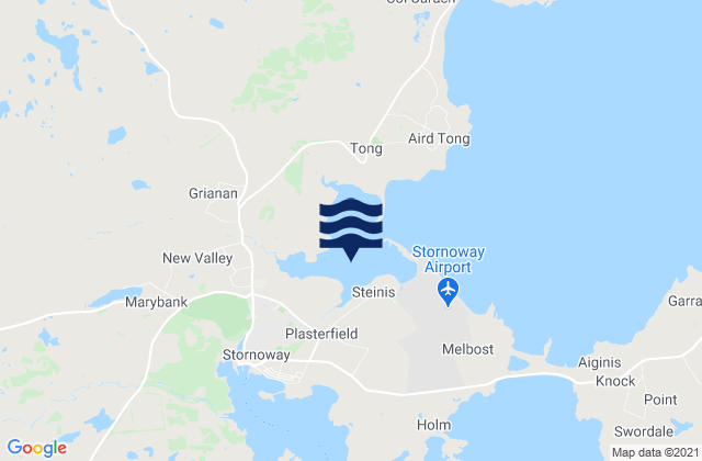 Stornoway (Isle of Lewis), United Kingdom tide times map
