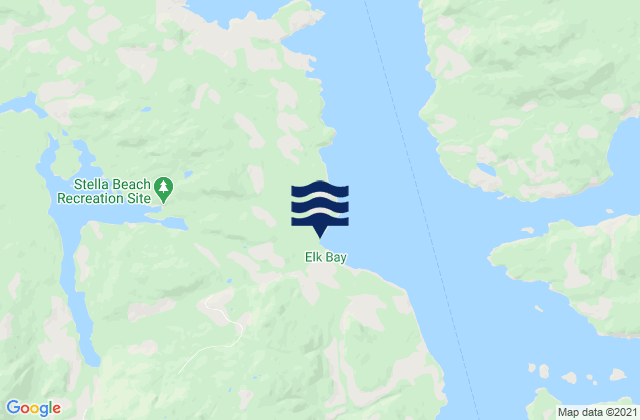Strathcona Regional District, Canada tide times map