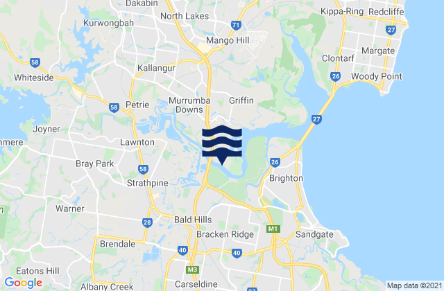 Strathpine, Australia tide times map