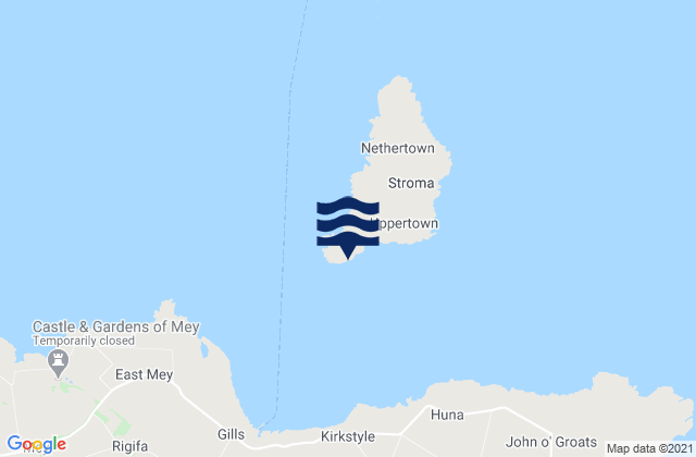 Stroma, United Kingdom tide times map