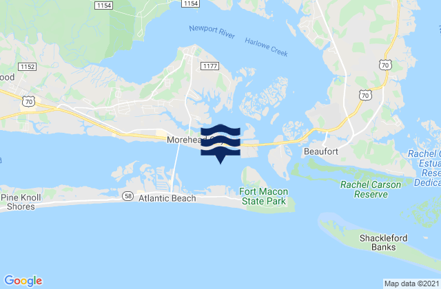 Sugarloaf Island 0.2 mile S of, United States tide chart map