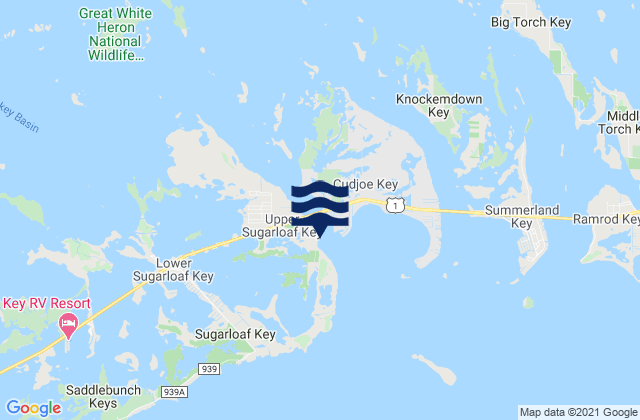 Sugarloaf Key (Pirates Cove), United States tide chart map