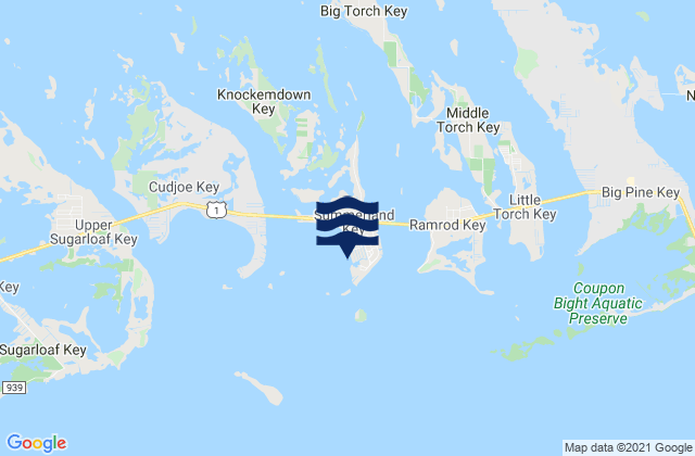 Summerland Key Southwest Side Kemp Channel, United States tide chart map
