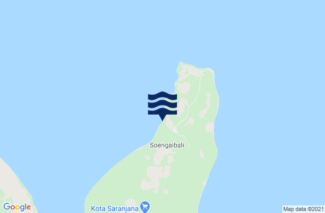 Sungaibali, Indonesia tide times map