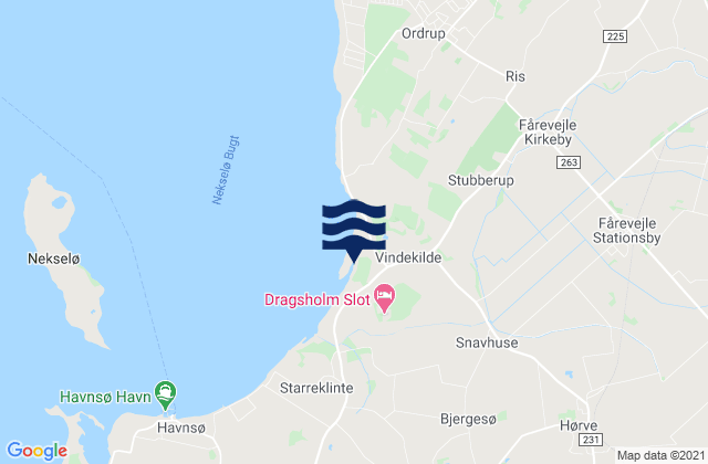 Svinninge, Denmark tide times map
