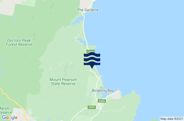 Swimcart Beach, Australia tide times map