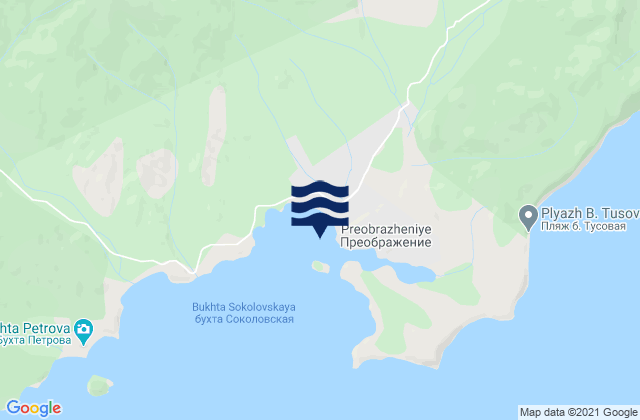 Syaukhu Bay, Russia tide times map