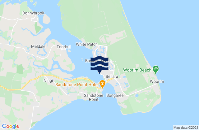 Sylvan Beach, Australia tide times map