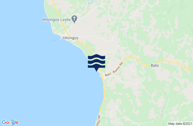 Tabonoc, Philippines tide times map